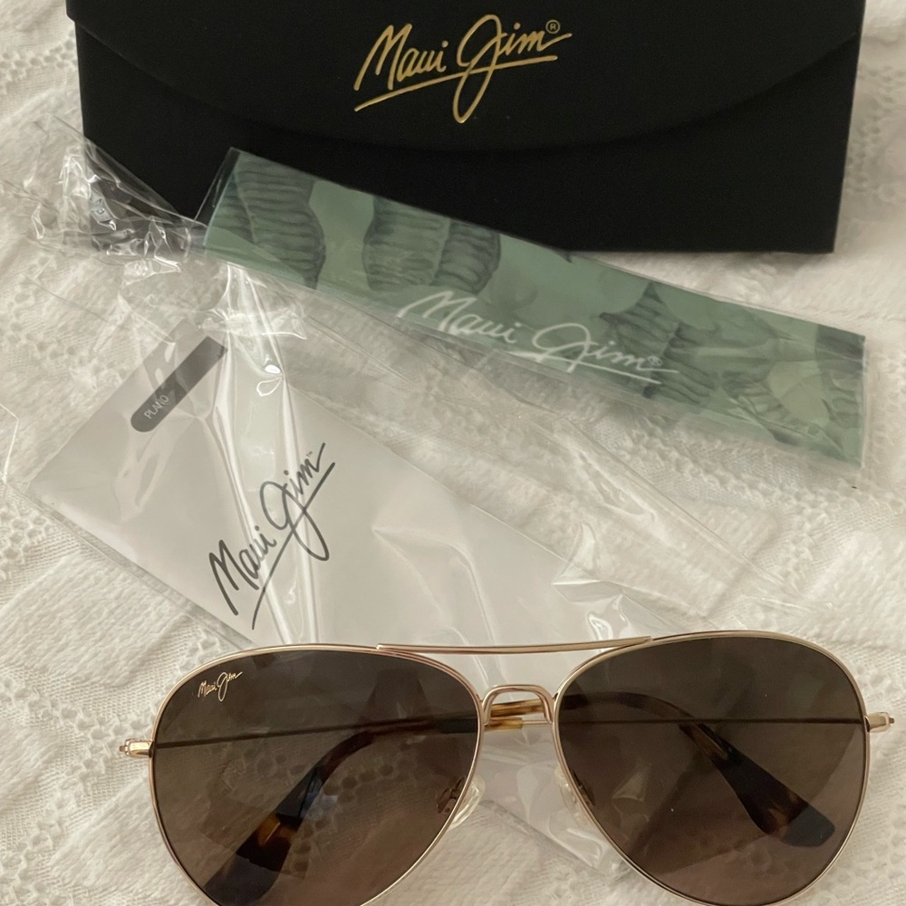 Maui Jim Maverick aviator sunglasses